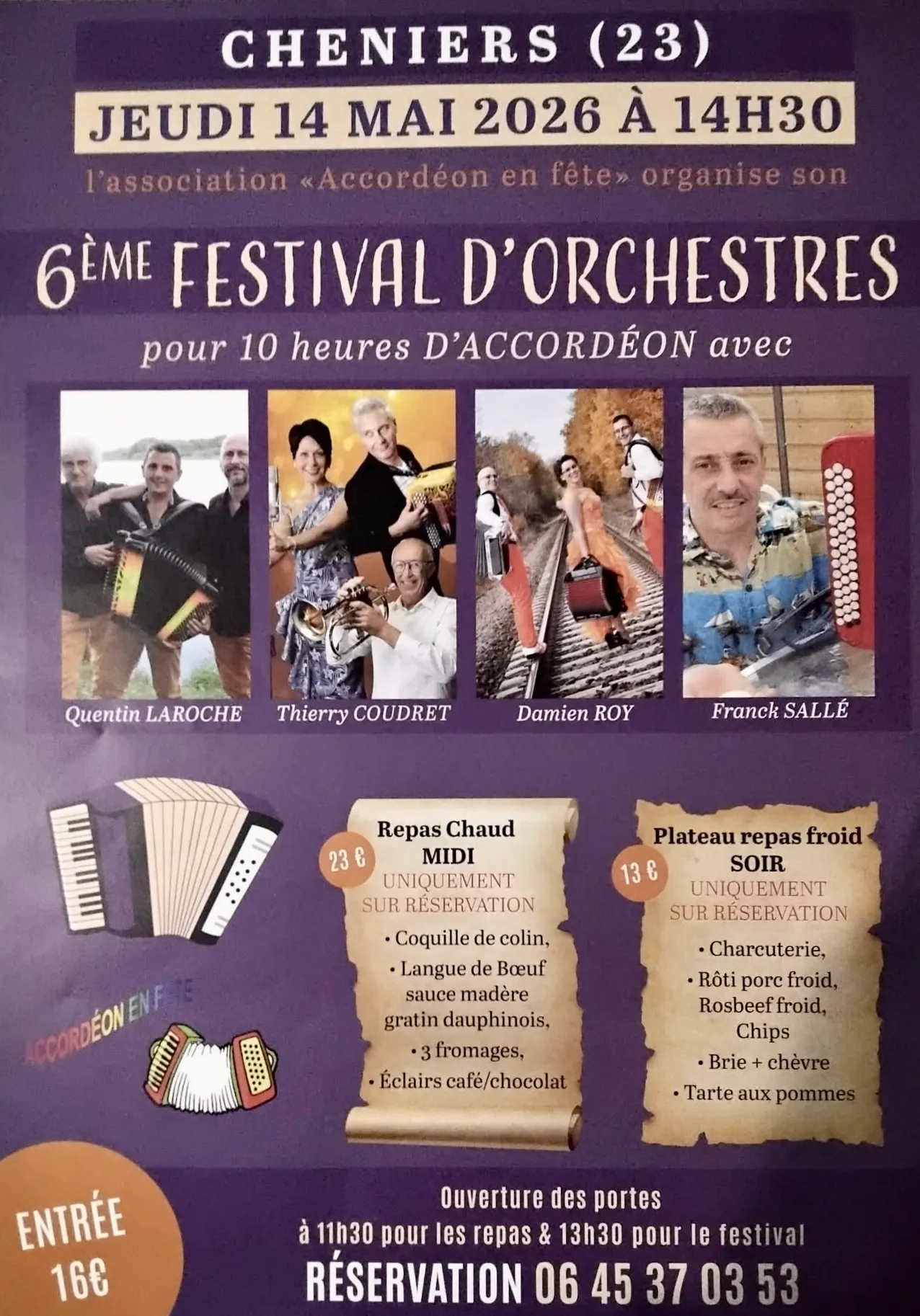 Festival d'orchestres CHENIERS