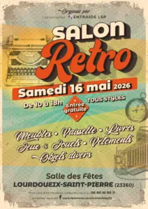 Salon rétro LOURDOUEIX ST PIERRE