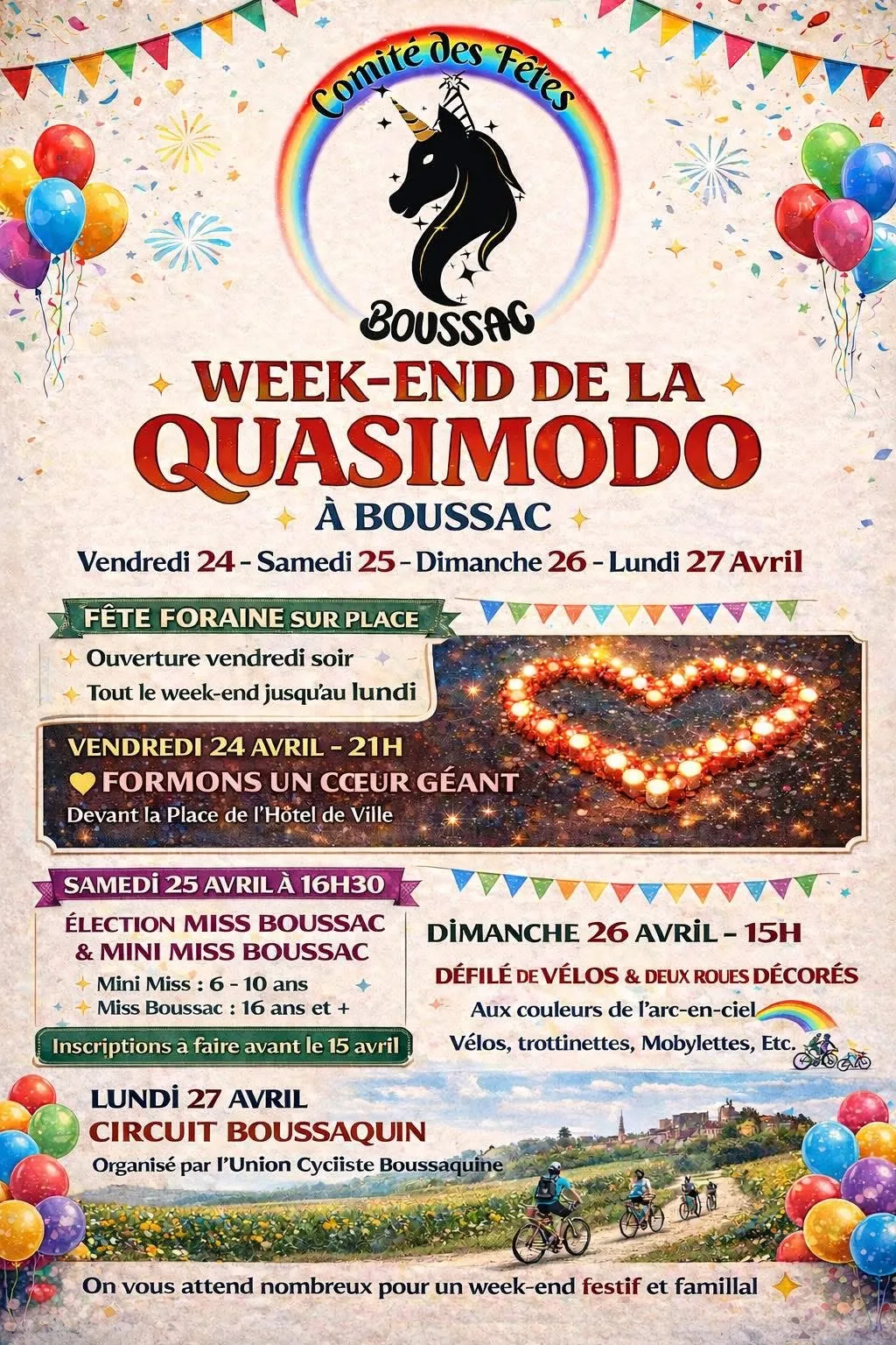 Fête de la Quasimodo BOUSSAC