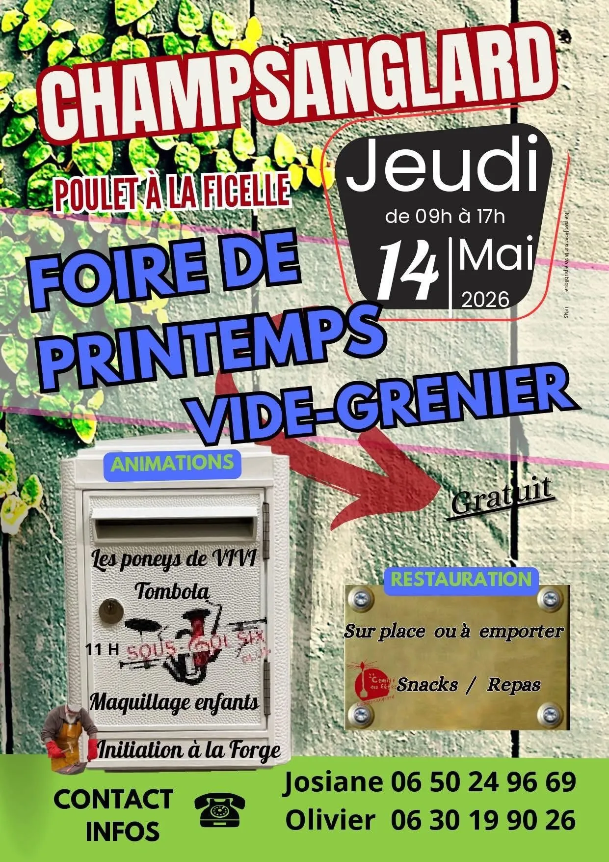 Foire de printemps CHAMPSANGLARD