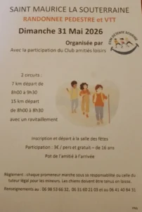 Randonnee St MAURICE LA SOUTERRAINE