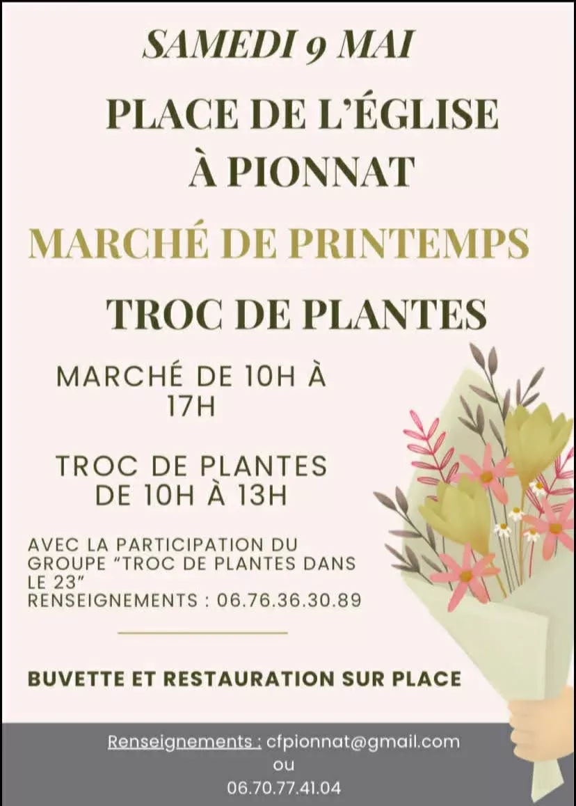 Marché de printemps PIONNAT