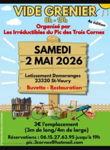Vide Greniers St Vaury
