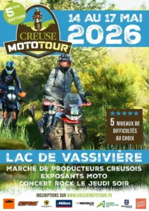 Creuse Moto Tour ROYERE DE VASSIVIERE