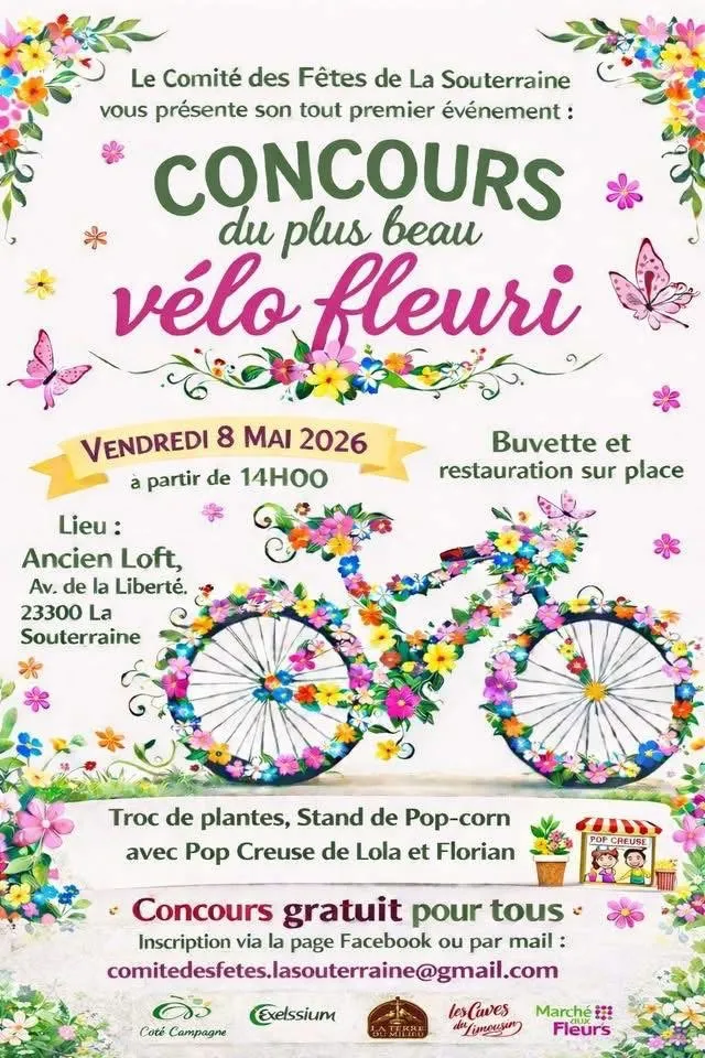 Concours de vélos fleuris LA SOUTERRAINE
