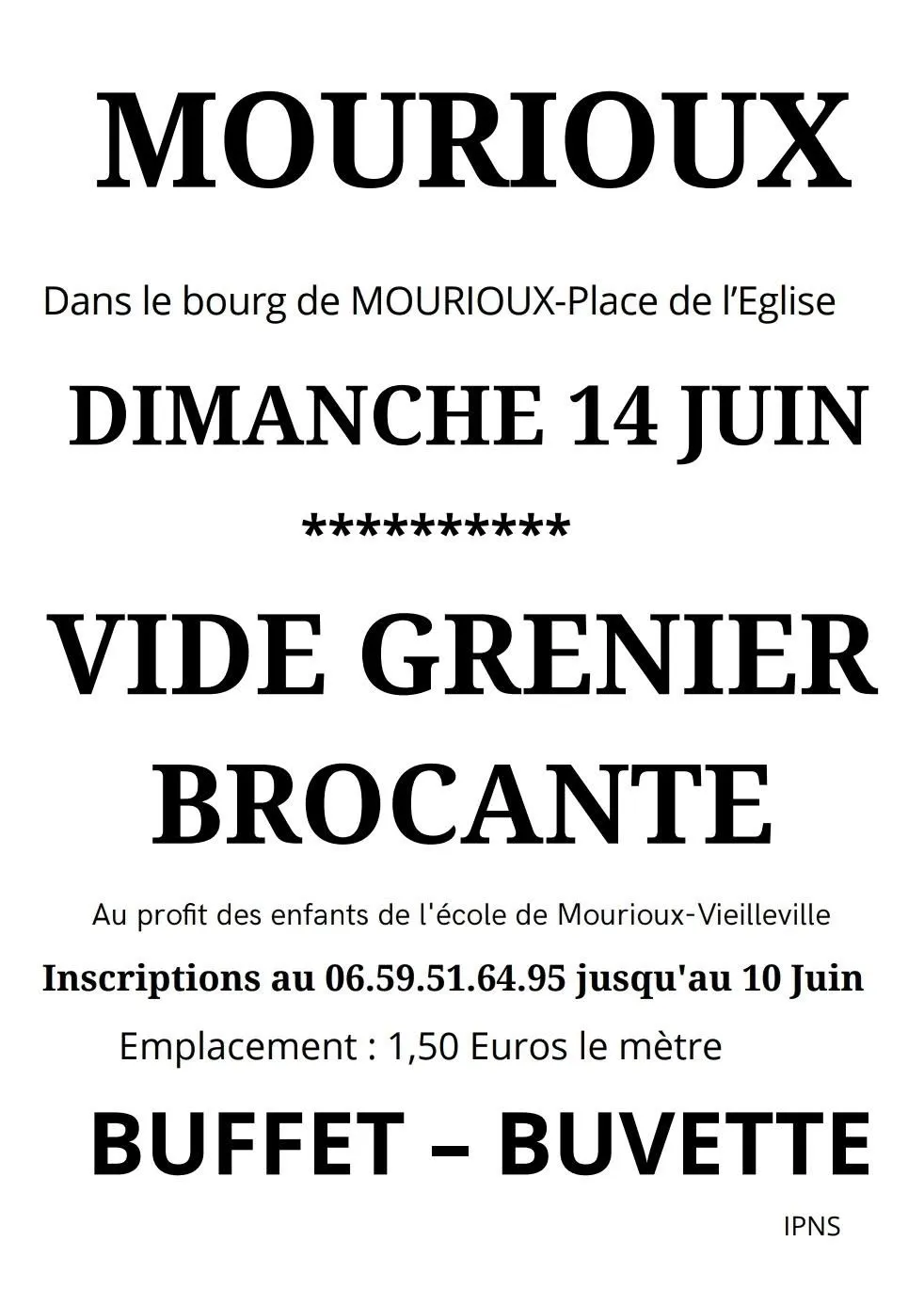 Vide-greniers MOURIOUX-VEILLEVILLE