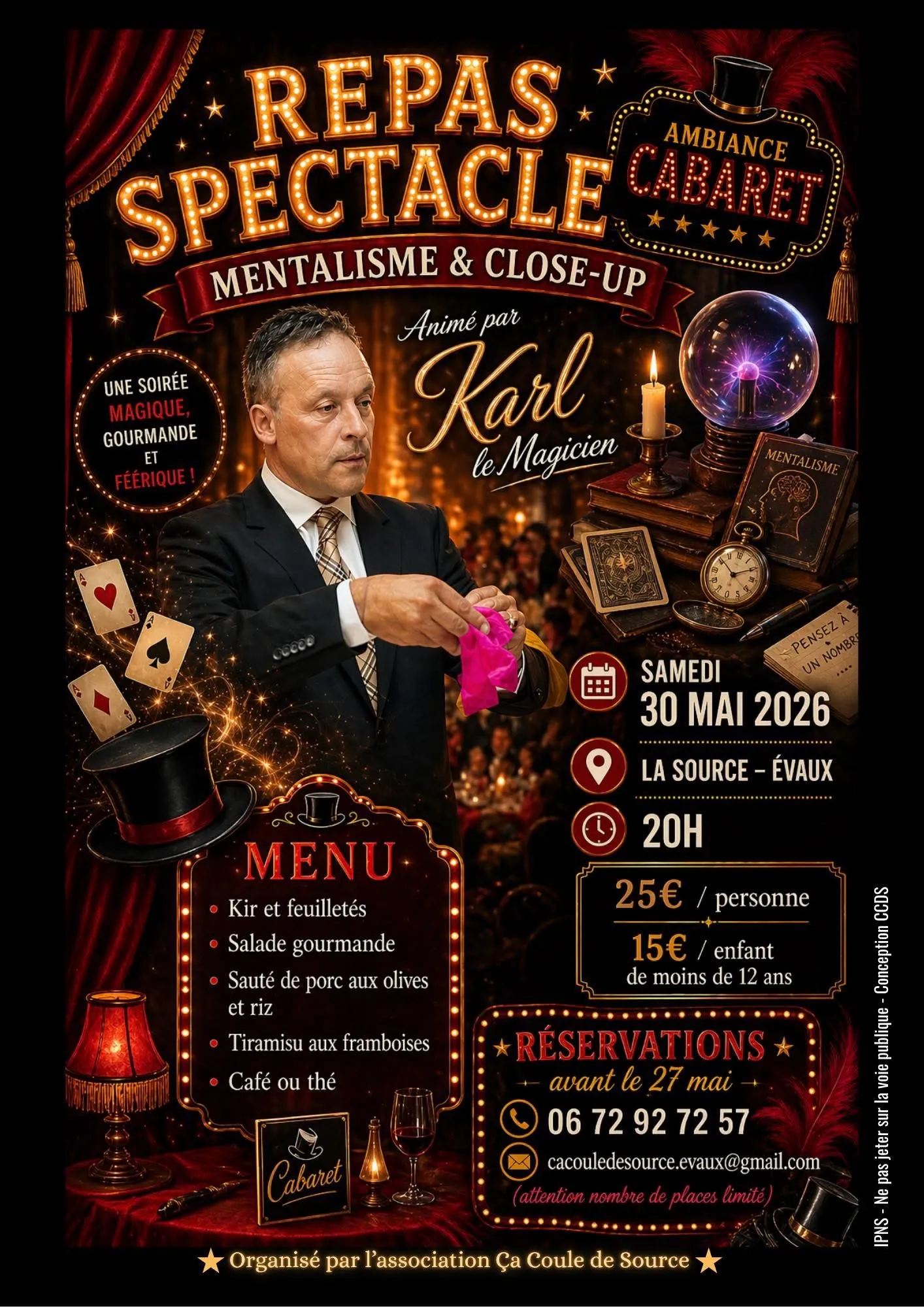 repas spectacle Evaux