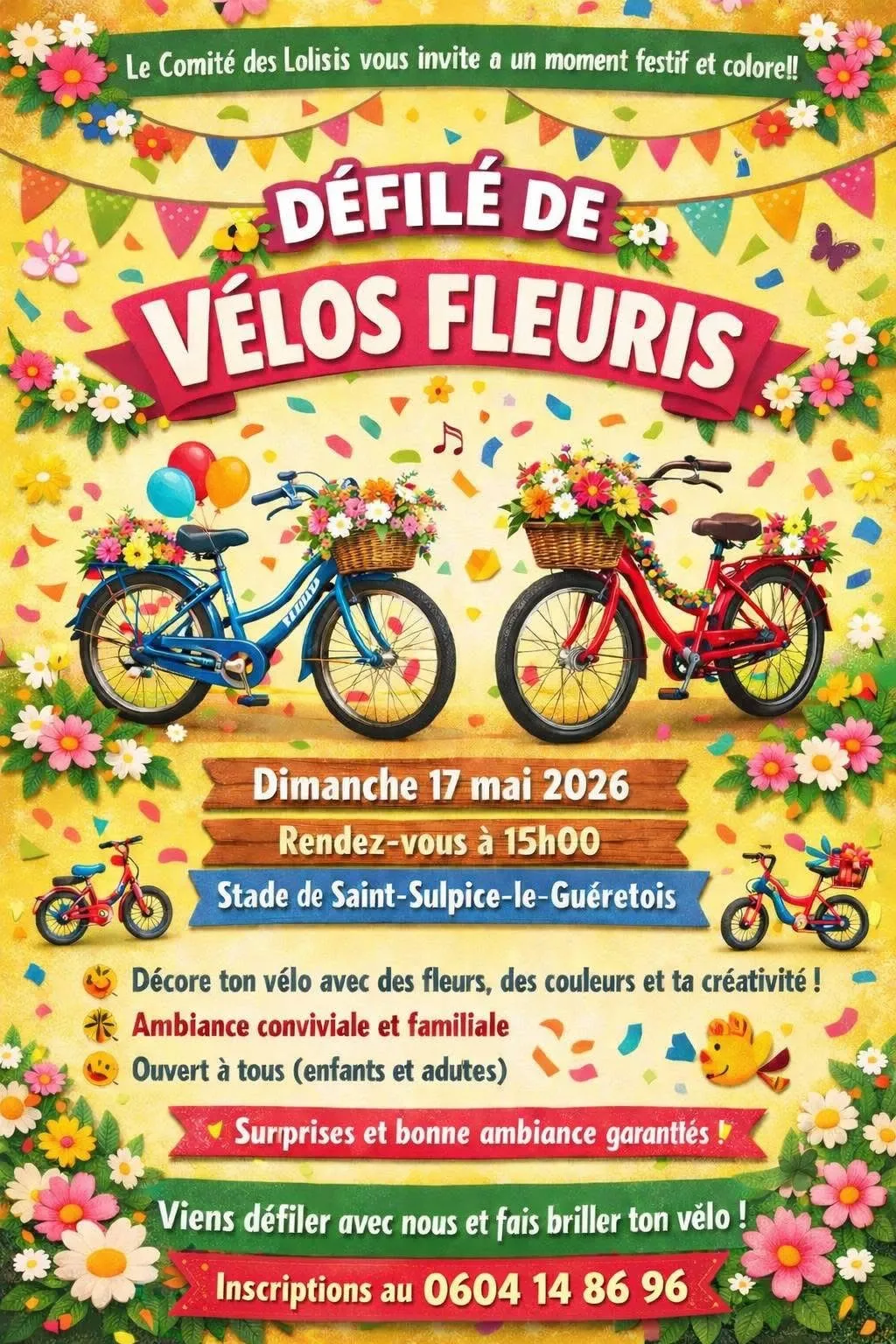 Vélos fleuris ST SULPICE LE GUERETOIS