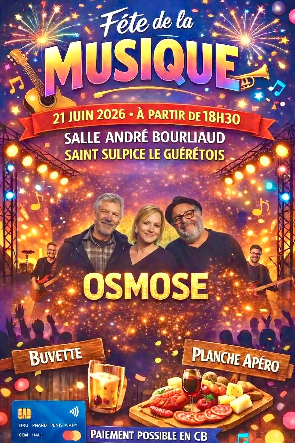 Fête de la musique ST SULPICE LE GUERETOIS