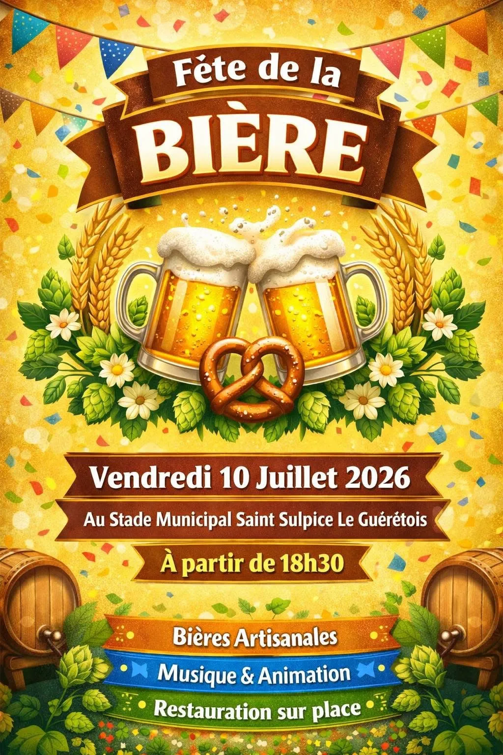 Fête de la bière ST SULPICE LE GUERETOIS