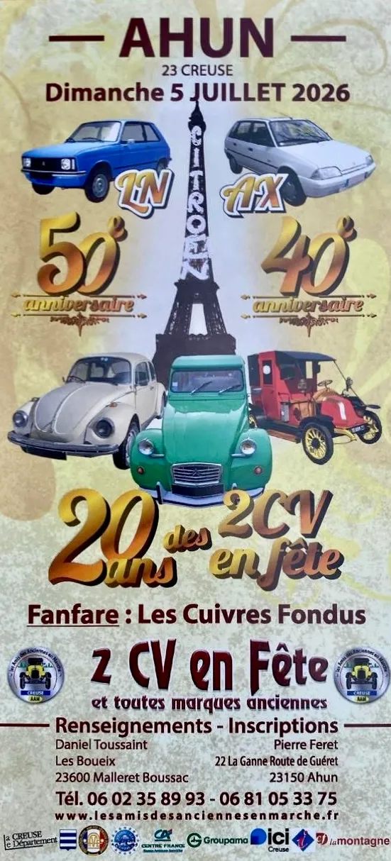 2 CV en fête AHUN