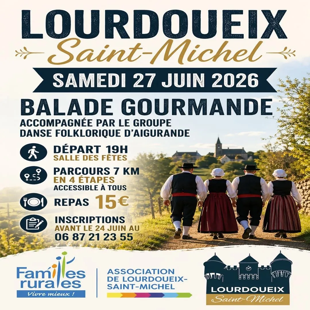Balade gourmande LOURDOUEIX ST PIERRE