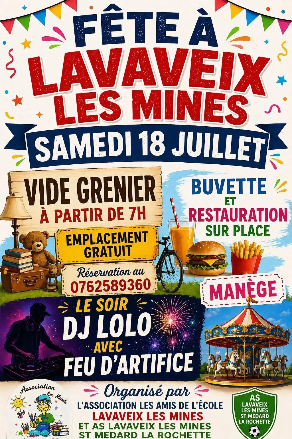 Fête locale LAVAVEIX LES MINES