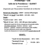 Bourse aux vêtements GUERET