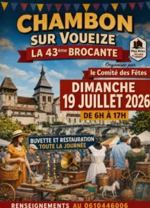 Brocante CHAMBON SUR VOUEIZE