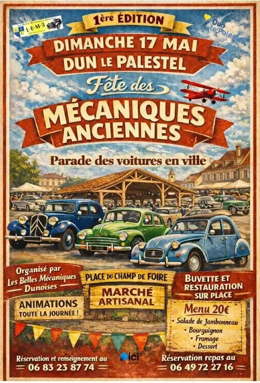 Voitures anciennes DUN LE PALESTEL