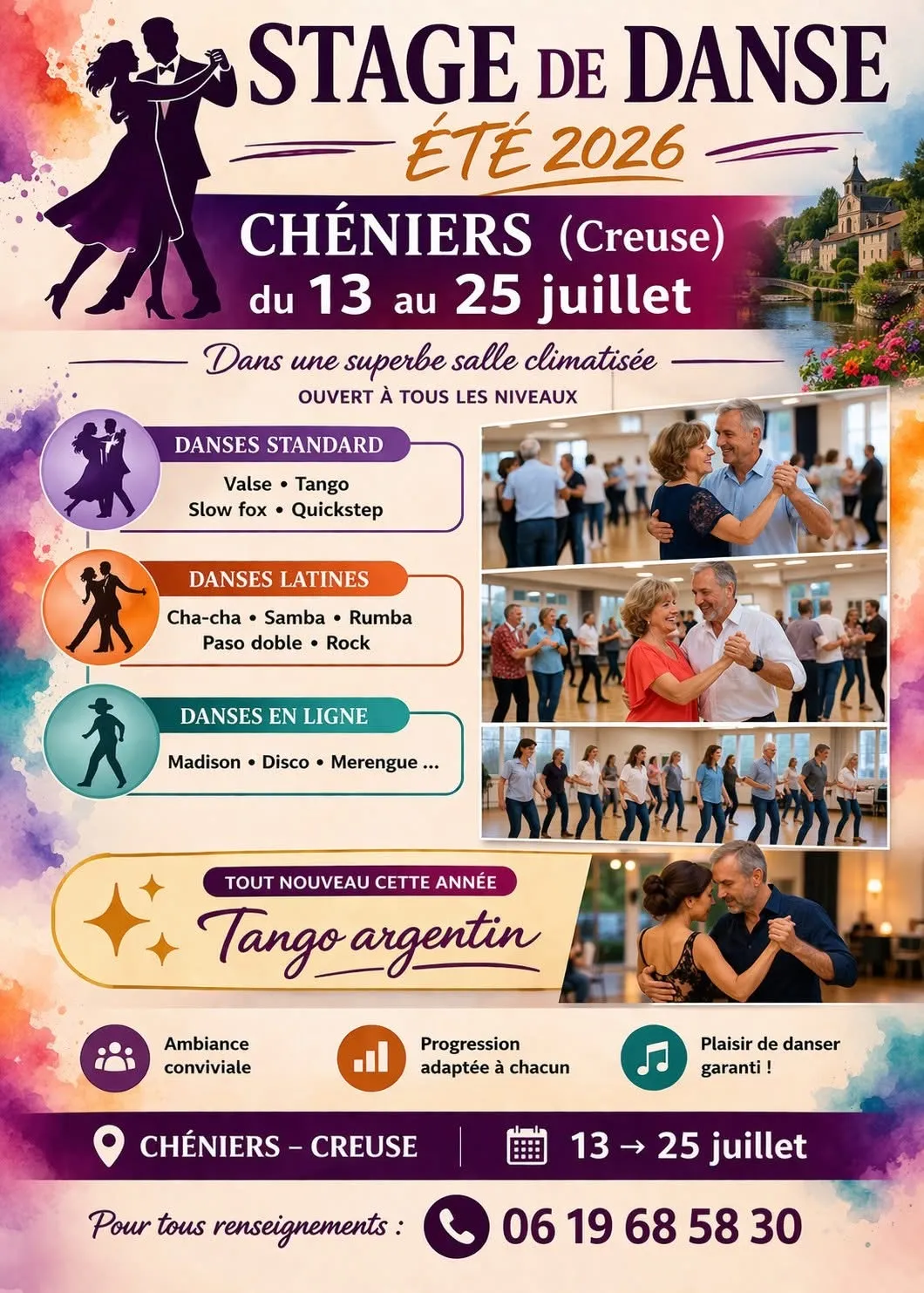 Stage de danse CHENIERS