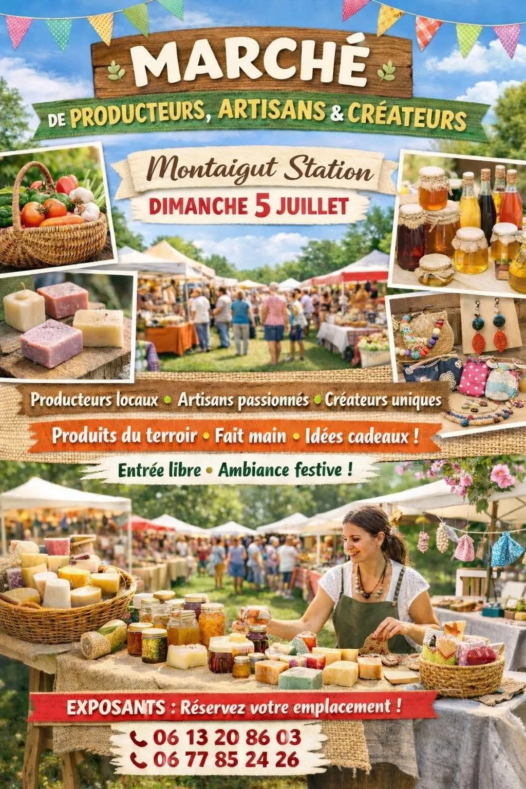 Marché de producteurs MONTAIGUT STATION