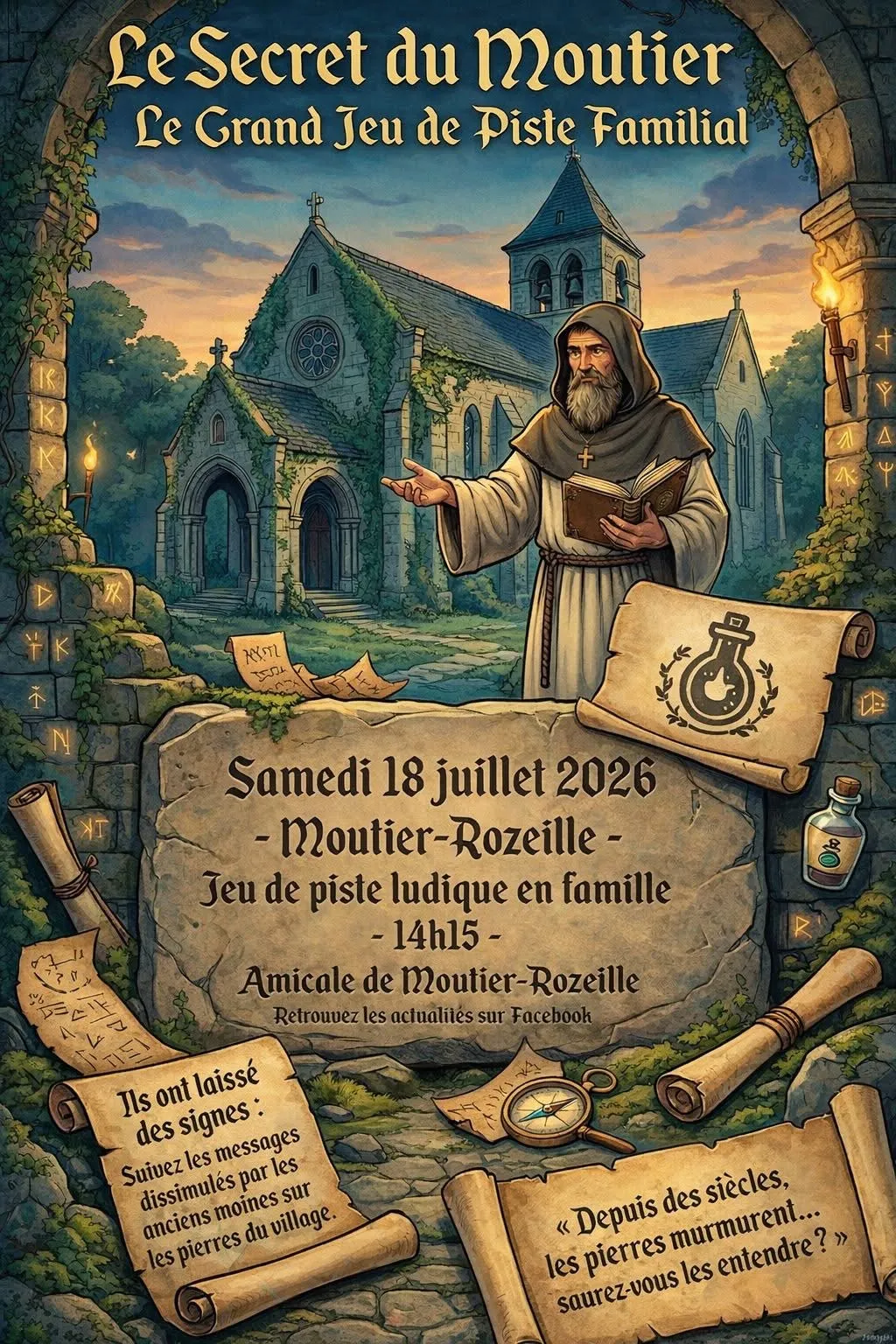 Jeu de piste MOUTIER-ROZEILLE