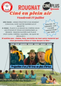 Cinéma en plein air ROUGNAT