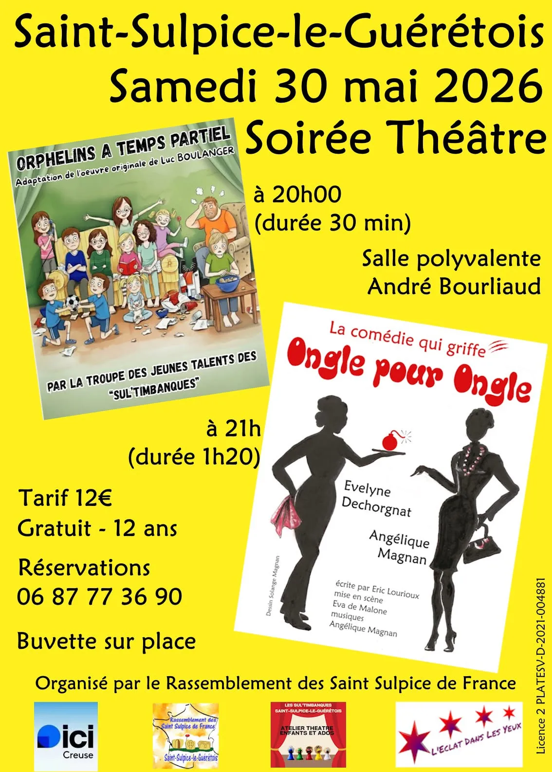 Théâtre ST SULPICE LE GUERETOIS