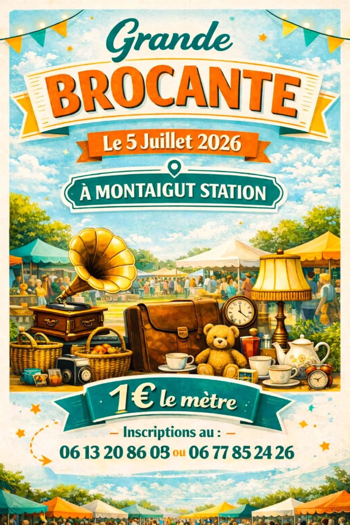 Brocante MONTAIGUT STATION
