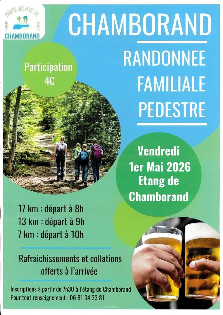 Randonnee Pedestre CHAMBORAND