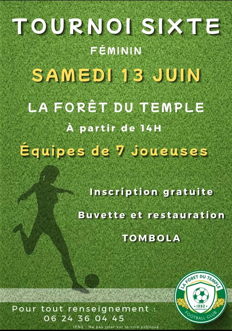 Tournoi De Sixte Feminin LA FORET DU TEMPLE