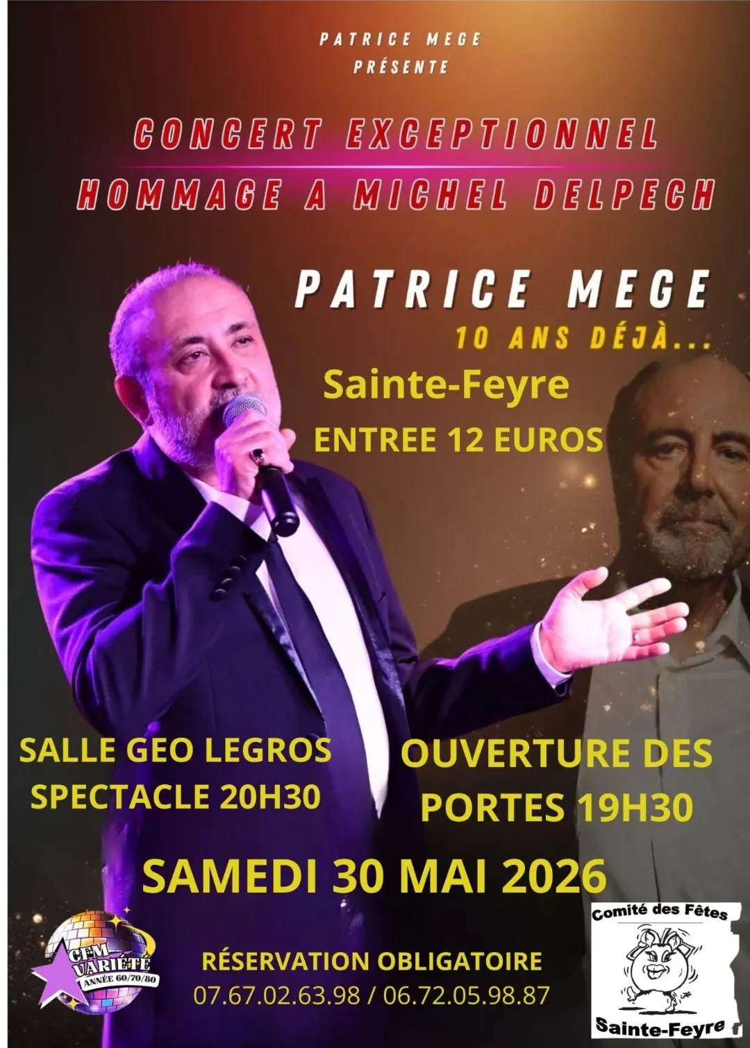 Hommage A Michel Delpech SAINTE FEYRE