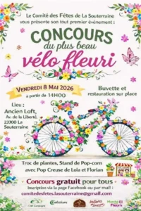 Concours de vélos fleuris LA SOUTERRAINE