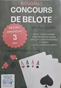 Concours de belote ROUGNAT