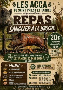 Repas de la chasse TARDES