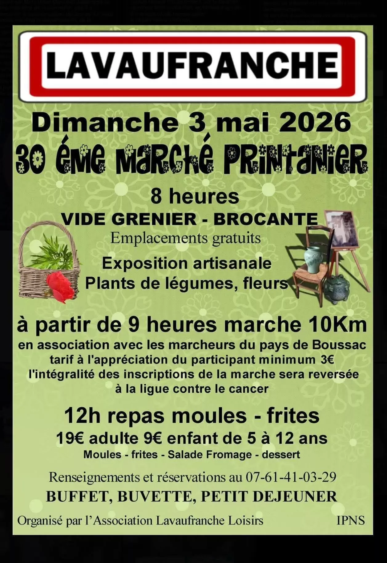 Marché de printemps LAVAUFRANCHE