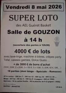 Loto Des Ael Gueret Basket GOUZON