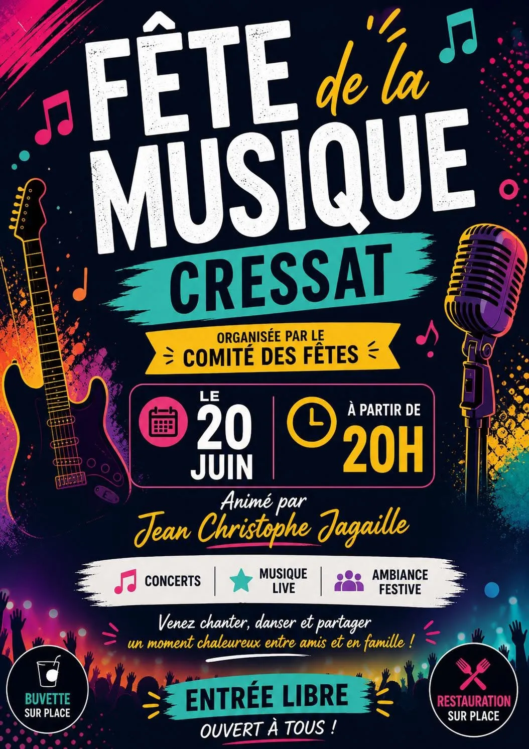 Fête de la musique CRESSAT