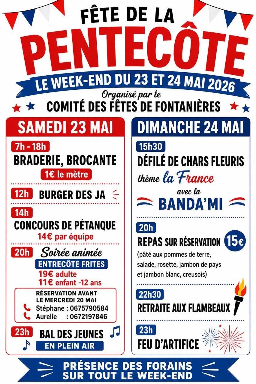 Fête de Pentecôte FONTANIERES