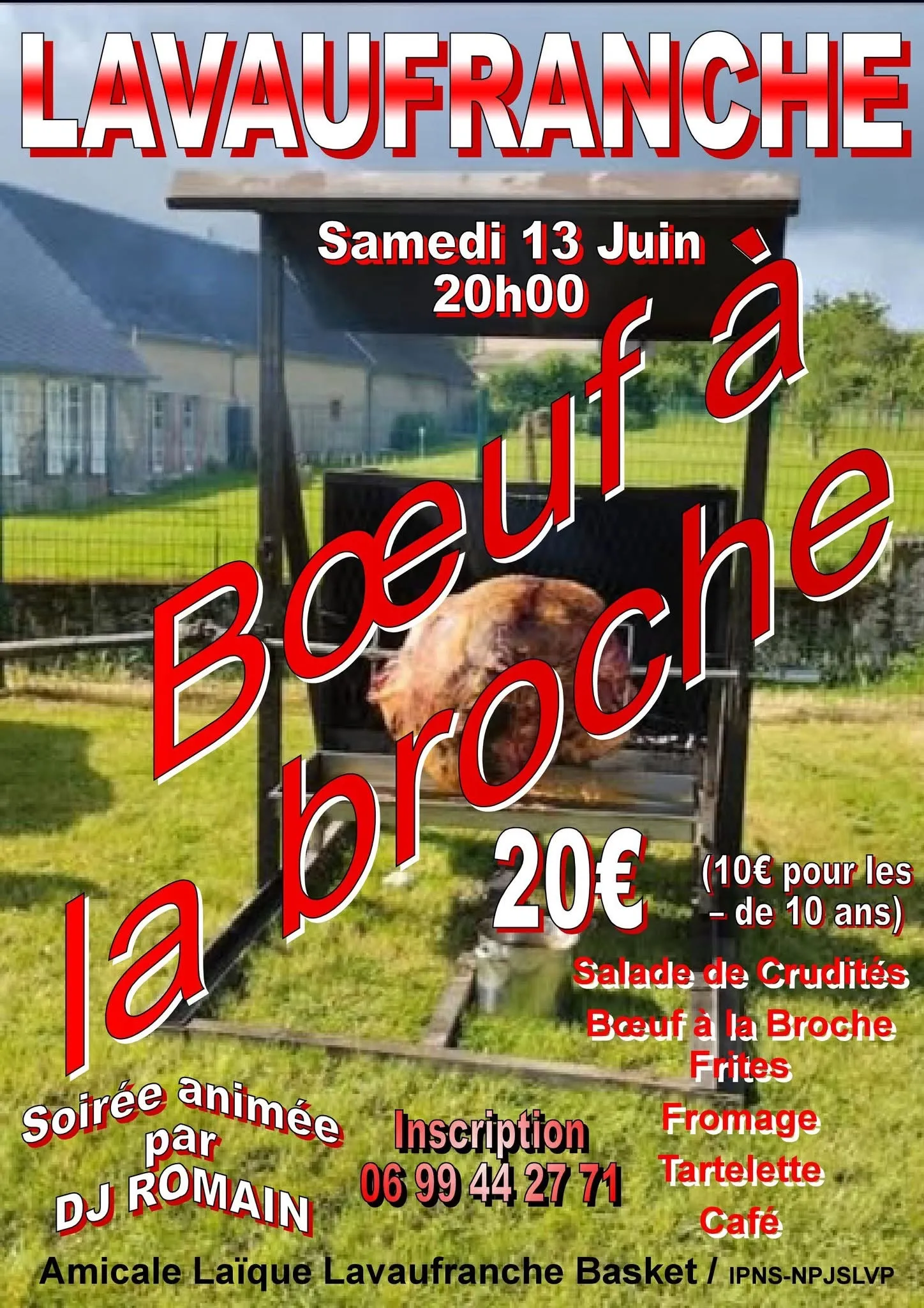 Bœuf à la broche LAVAUFRANCHE