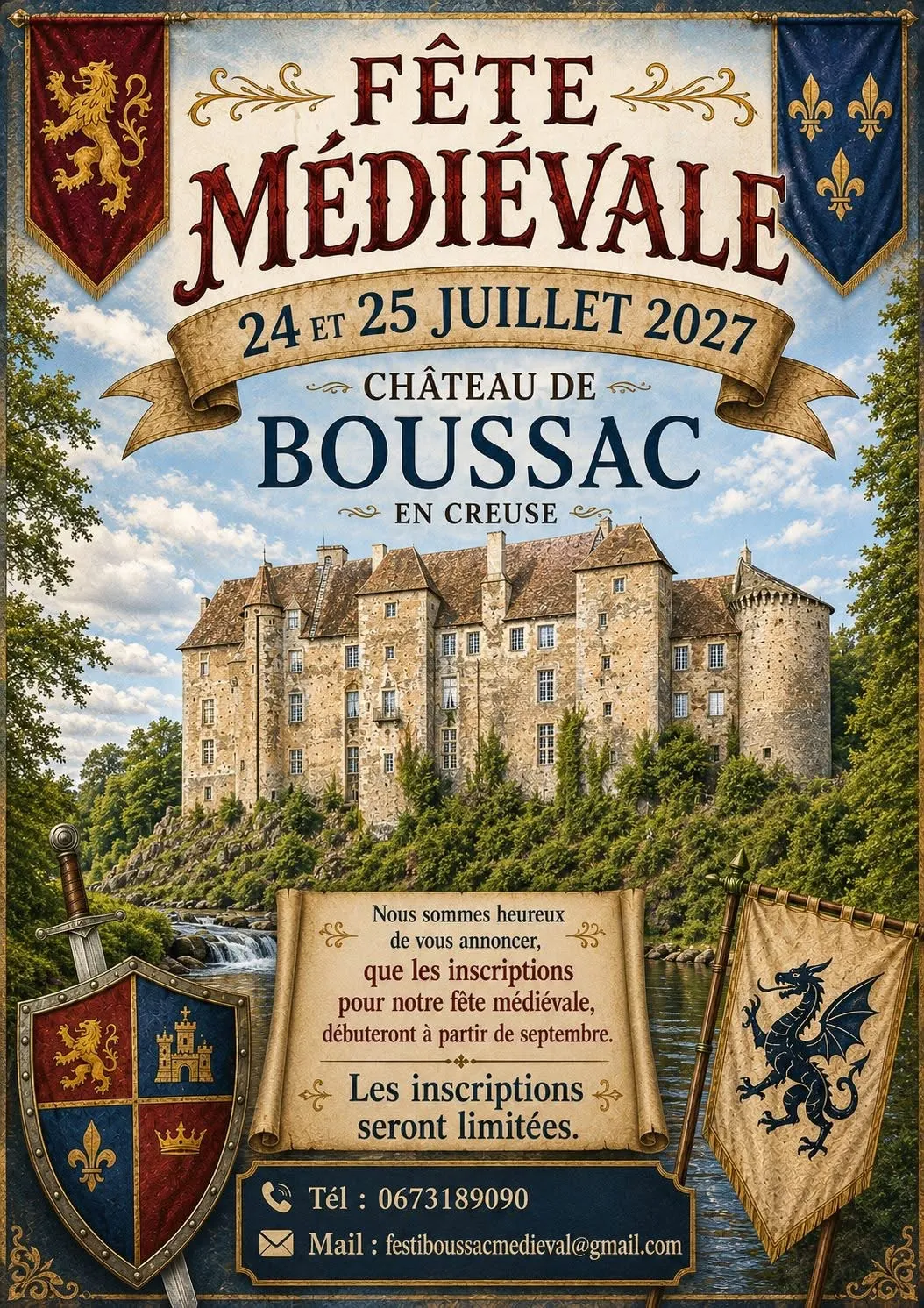 Fête médiévale BOUSSAC
