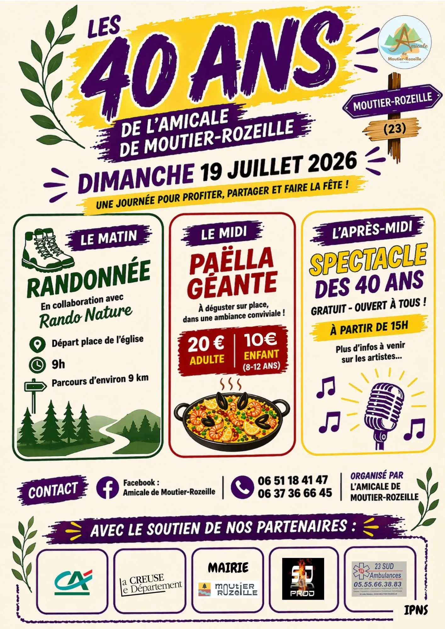 Spectacle MOUTIER-ROZEILLE