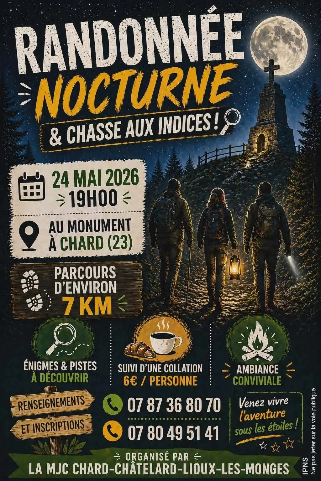 Randonnée nocturne CHARD