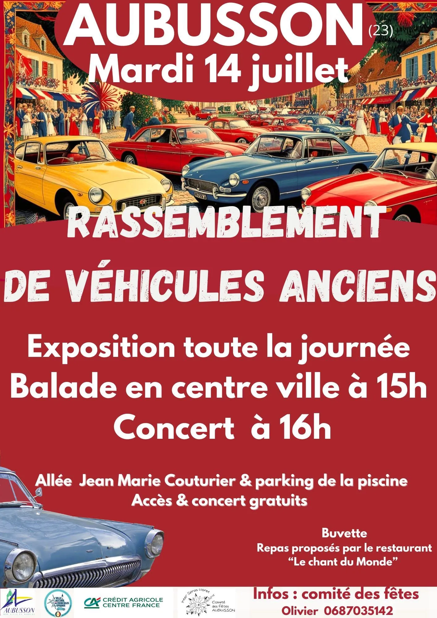 Rassemblement de véhicules anciens AUBUSSON
