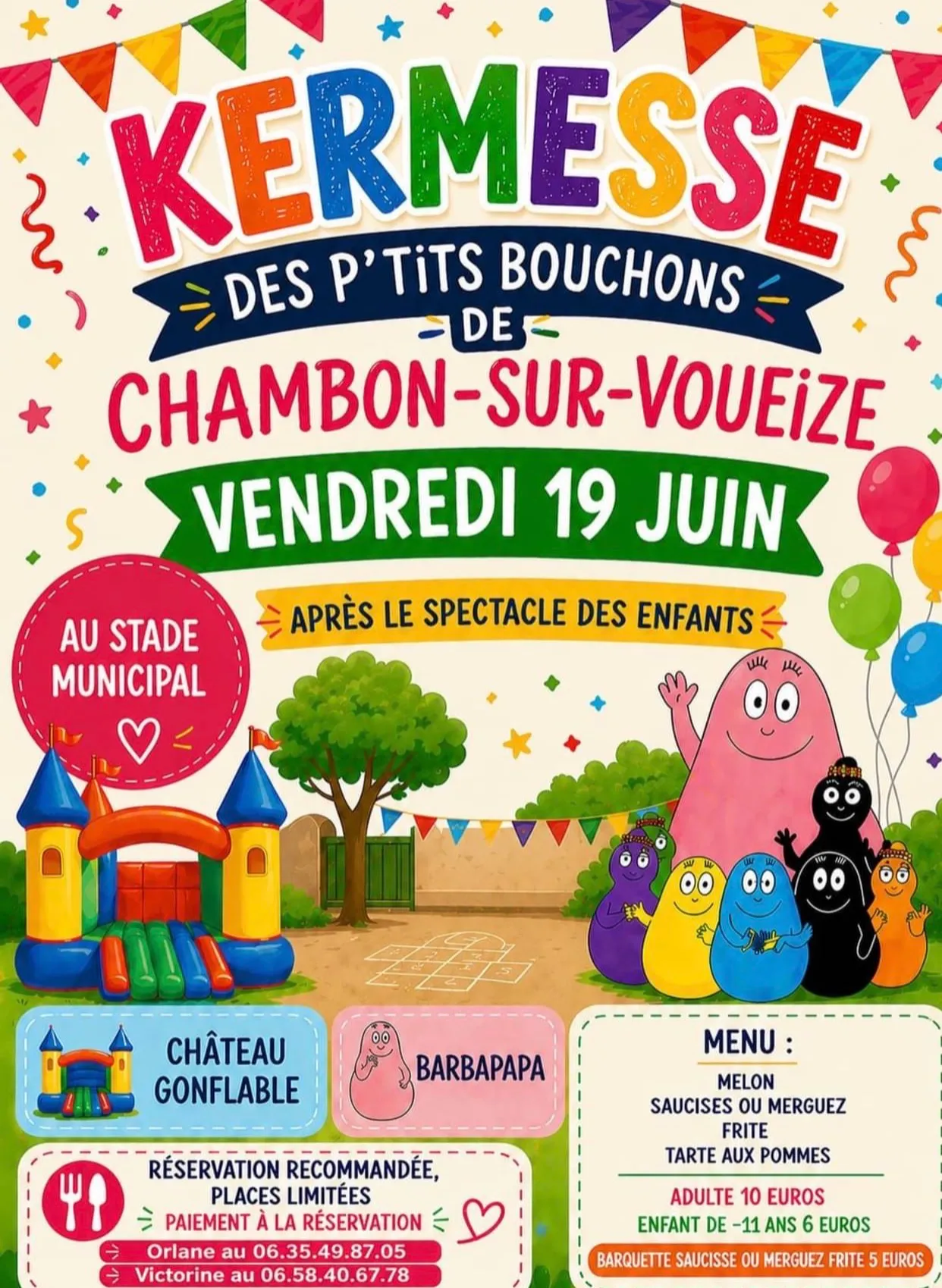 Kermesse CHAMBON SUR VOUEIZE
