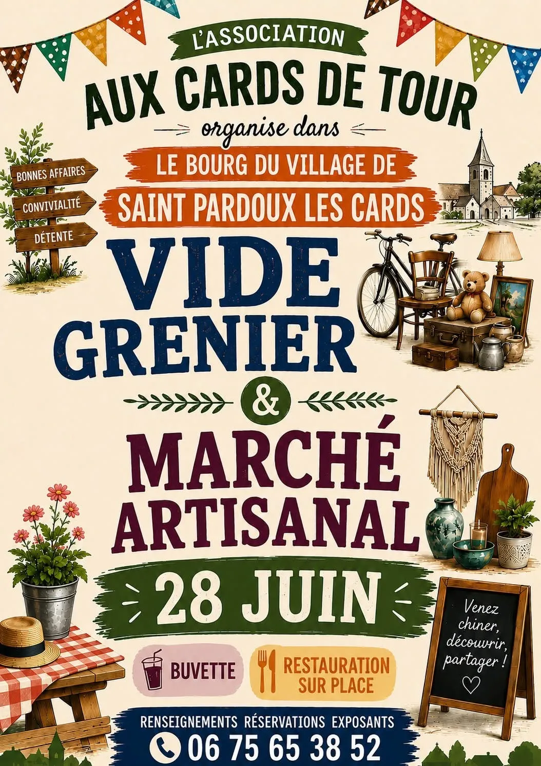 Vide-greniers ST PARDOUX LES CARDS