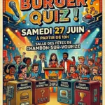 Soirée burger quiz CHAMBON SUR VOUEIZE
