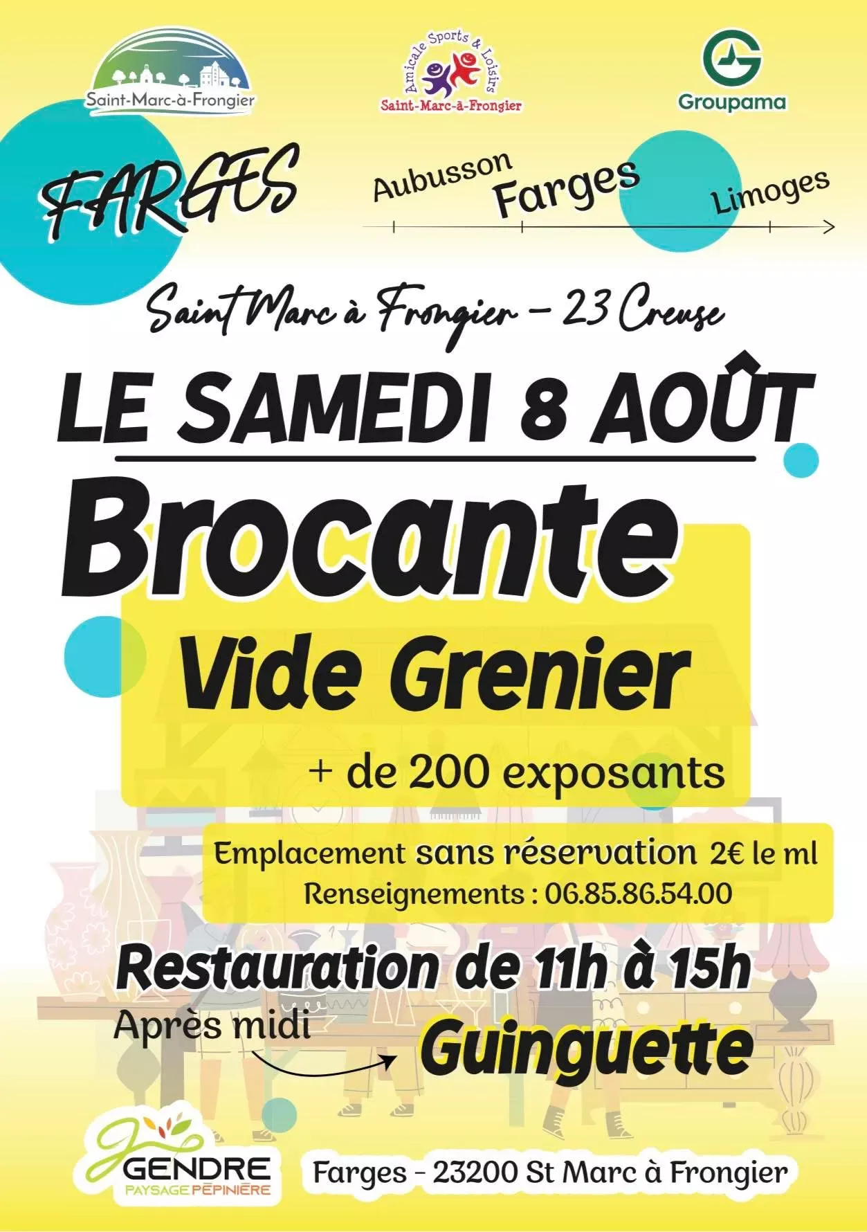 Brocante de Farges ST MARC A FRONGIER