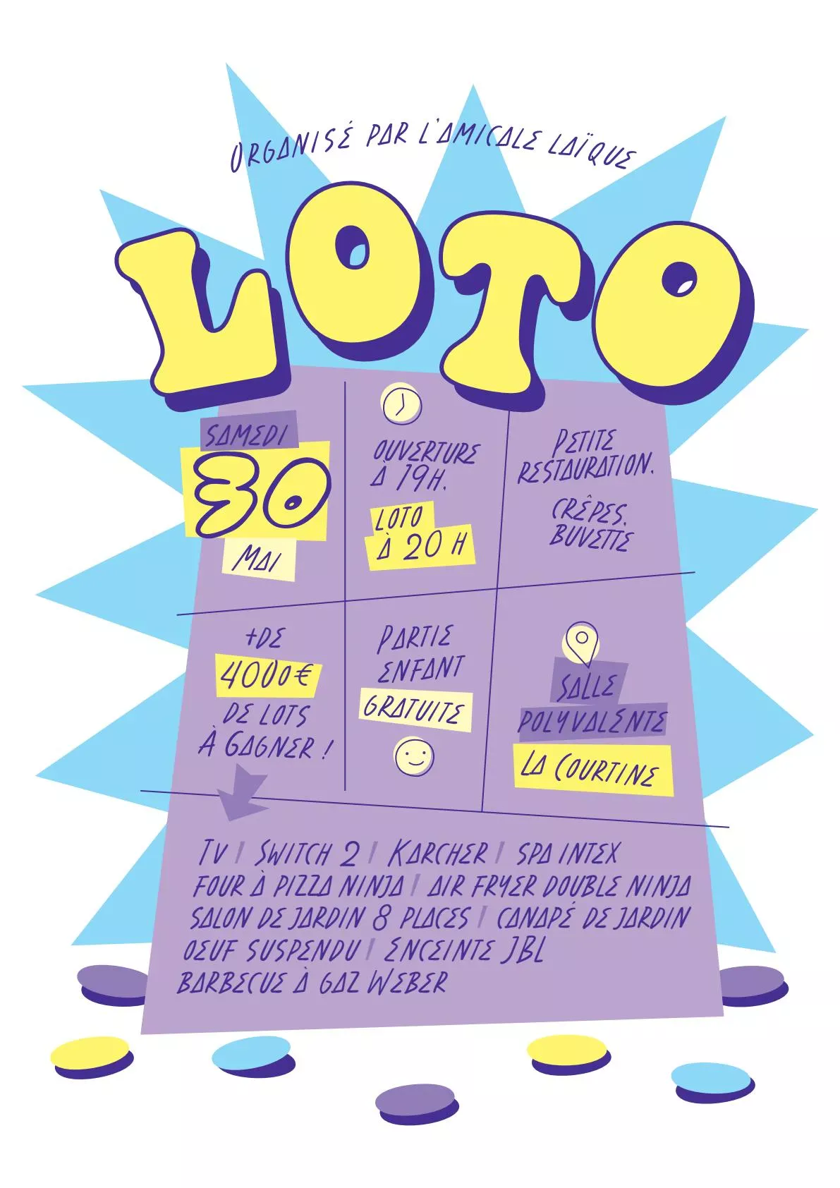 Loto de printemps LA COURTINE