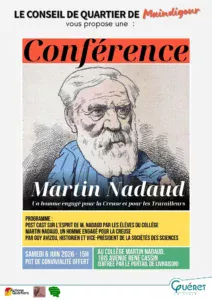 Conference Sur Martin Nadaud GUERET