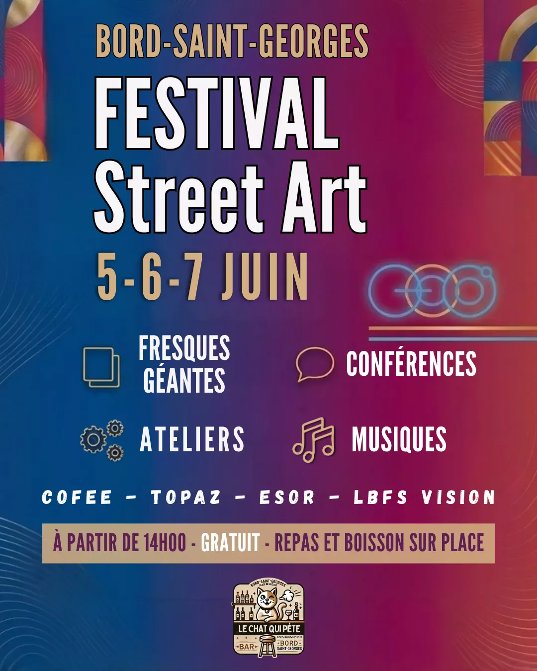 Festival Street Art BORD SAINT GEORGES