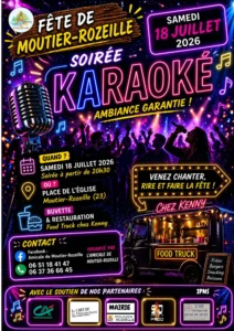 Karaoké MOUTIER ROZEILLE