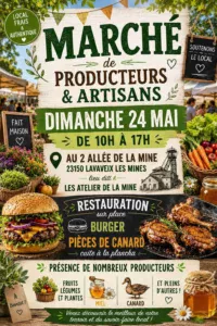 Marché de producteurs LAVAVEIX LES MINES